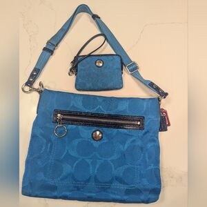 Blue Coach Women's Bag Set